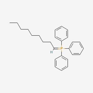 molecular formula C27H33P B14642123 Phosphorane, nonylidenetriphenyl- CAS No. 54208-05-8