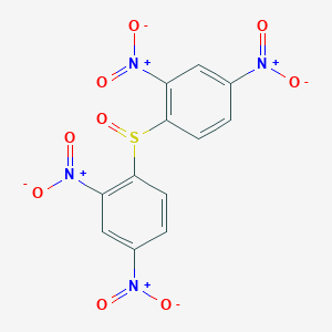 molecular formula C12H6N4O9S B14642138 Benzene, 1,1'-sulfinylbis[2,4-dinitro- CAS No. 52427-27-7