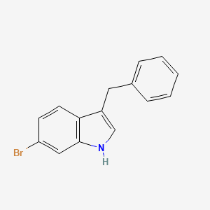 molecular formula C15H12BrN B1464232 3-benzyl-6-bromo-1H-indole CAS No. 1354356-71-0