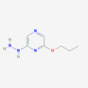 molecular formula C7H12N4O B1464237 2-Hydrazino-6-propoxypyrazine CAS No. 1343709-50-1