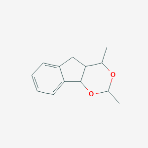 molecular formula C13H16O2 B146424 Indeno[1,2-d]-1,3-dioxin, 4,4a,5,9b-tetrahydro-2,4-dimethyl- CAS No. 27606-09-3