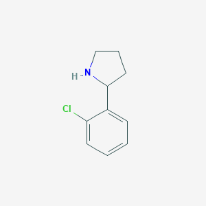 B146425 2-(2-Chlorophenyl)pyrrolidine CAS No. 129540-21-2