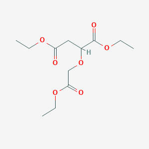 molecular formula C12H20O7 B14642618 Diethyl 2-(2-ethoxy-2-oxoethoxy)butanedioate CAS No. 51980-31-5