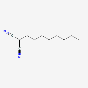 molecular formula C11H18N2 B14642654 Octylpropanedinitrile CAS No. 53744-75-5