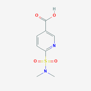 molecular formula C8H10N2O4S B1464271 6-(N,N-Dimethylsulfamoyl)nicotinic acid CAS No. 1115962-75-8