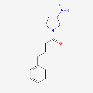 1-(3-Aminopyrrolidin-1-yl)-4-phenylbutan-1-one