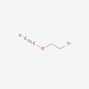 molecular formula C4H5BrO B14642787 (2-Bromoethoxy)ethyne CAS No. 53264-15-6