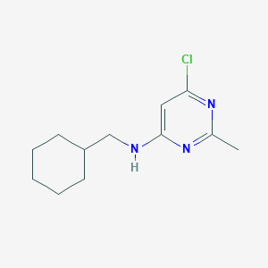 6-chloro-N-(cyclohexylmethyl)-2-methylpyrimidin-4-amine