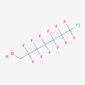molecular formula C7H3ClF12O B1464280 7-Chloro-1H,1H-perfluoroheptan-1-ol CAS No. 76711-89-2