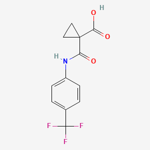 1-(4-Trifluoromethylphenylcarbamoyl)cyclopropanecarboxylic acid