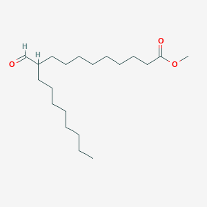 molecular formula C20H38O3 B14642854 Octadecanoic acid, 10-formyl-, methyl ester CAS No. 52414-69-4