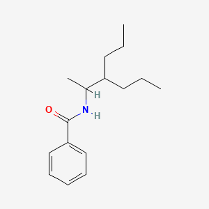 molecular formula C16H25NO B14642892 N-(3-Propyl-2-hexyl)benzamide CAS No. 52030-09-8