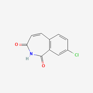 molecular formula C10H6ClNO2 B14642904 8-Chloro-1H-2-benzazepine-1,3(2H)-dione CAS No. 56820-61-2