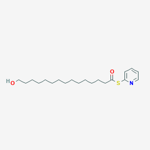 molecular formula C20H33NO2S B14642925 S-Pyridin-2-yl 15-hydroxypentadecanethioate CAS No. 53379-06-9