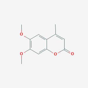 molecular formula C12H12O4 B014643 6,7-二甲氧基-4-甲基香豆素 CAS No. 4281-40-7