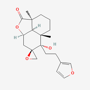 molecular formula C20H26O5 B14643019 Leonotinin CAS No. 55784-80-0