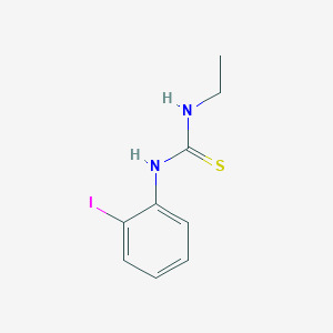molecular formula C9H11IN2S B14643114 Thiourea, N-ethyl-N'-(2-iodophenyl)- CAS No. 53305-90-1