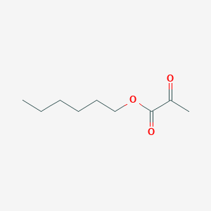 molecular formula C9H16O3 B14643299 Hexyl pyruvate CAS No. 53939-79-0