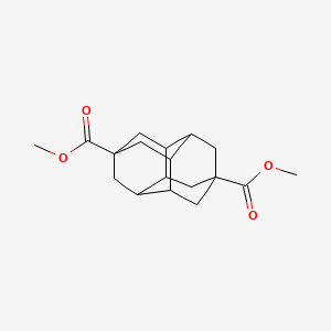 molecular formula C18H24O4 B14643337 4,9-Diamantanedicarboxylic acid dimethyl ester 