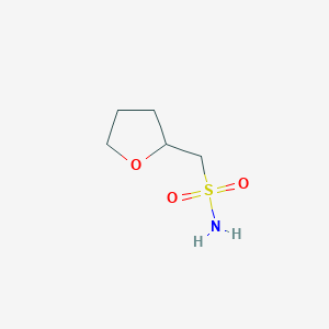 molecular formula C5H11NO3S B1464338 Oxolan-2-ylmethanesulfonamide CAS No. 859998-68-8