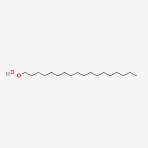 molecular formula C18H38O2 B14643402 Octadecane-1-peroxol CAS No. 56537-19-0