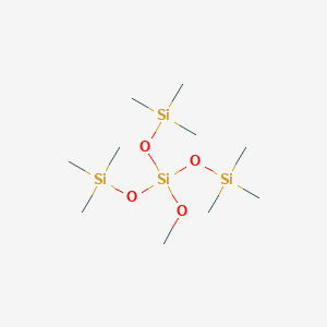molecular formula C10H30O4Si4 B14643541 Methyl tris(trimethylsilyl) orthosilicate CAS No. 56120-91-3