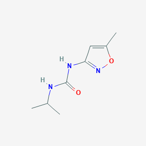 molecular formula C8H13N3O2 B14643549 N-(5-Methyl-1,2-oxazol-3-yl)-N'-propan-2-ylurea CAS No. 55807-61-9