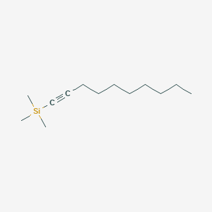 molecular formula C13H26Si B14643595 Silane, 1-decynyltrimethyl- CAS No. 54559-17-0