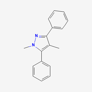 molecular formula C17H16N2 B14643691 1,4-Dimethyl-3,5-diphenyl-1H-pyrazole CAS No. 53315-92-7