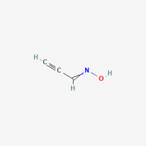 molecular formula C3H3NO B14643706 N-Prop-2-yn-1-ylidenehydroxylamine CAS No. 53978-09-9