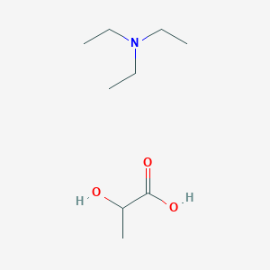 molecular formula C9H21NO3 B14643751 N,N-diethylethanamine;2-hydroxypropanoic acid CAS No. 56669-88-6