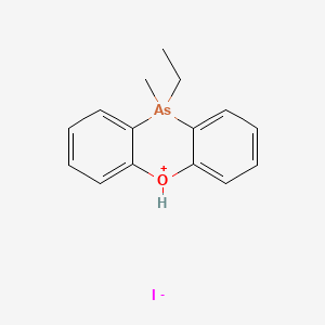 molecular formula C15H17AsIO B14643769 CID 78063282 
