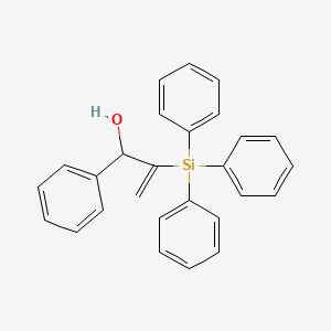 molecular formula C27H24OSi B14643818 1-Phenyl-2-triphenylsilylprop-2-en-1-ol CAS No. 52629-60-4