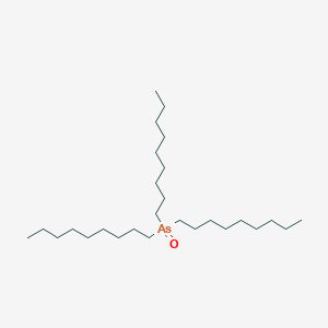 molecular formula C27H57AsO B14643878 Trinonyl(oxo)-lambda~5~-arsane CAS No. 53324-12-2
