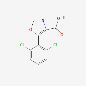 5-(2,6-Dichlorophenyl)-1,3-oxazole-4-carboxylic acid