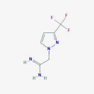 2-(3-(trifluoromethyl)-1H-pyrazol-1-yl)acetimidamide