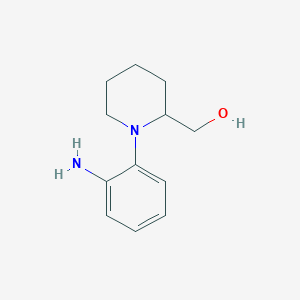 [1-(2-Aminophenyl)piperidin-2-yl]methanol
