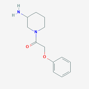 1-(3-Aminopiperidin-1-yl)-2-phenoxyethan-1-one