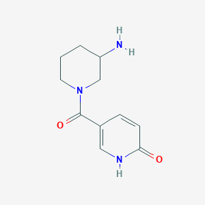 (3-Aminopiperidin-1-yl)(6-hydroxypyridin-3-yl)methanone