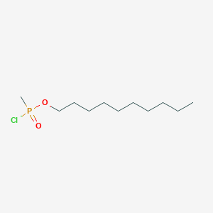 molecular formula C11H24ClO2P B14644097 Decyl methylphosphonochloridate CAS No. 56217-95-9