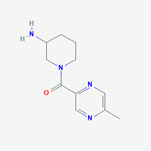 1-(5-Methylpyrazine-2-carbonyl)piperidin-3-amine
