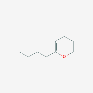 molecular formula C9H16O B14644100 6-Butyl-3,4-dihydro-2H-pyran CAS No. 52054-82-7