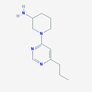 1-(6-Propylpyrimidin-4-yl)piperidin-3-amine