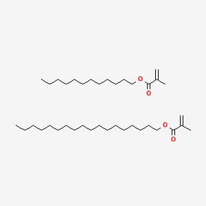 molecular formula C38H72O4 B14644132 Dodecyl 2-methylprop-2-enoate;octadecyl 2-methylprop-2-enoate CAS No. 56631-89-1