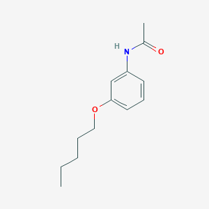 molecular formula C13H19NO2 B14644134 Acetamide, N-[3-(pentyloxy)phenyl]- CAS No. 55792-55-7