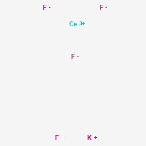 molecular formula CeF4K B14644137 Cerium potassium fluoride CAS No. 52504-58-2