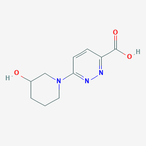 6-(3-Hydroxypiperidin-1-yl)pyridazine-3-carboxylic acid