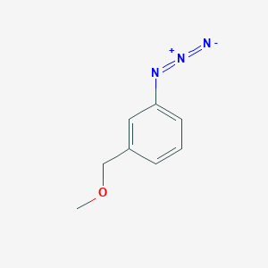 molecular formula C8H9N3O B1464416 1-Azido-3-(methoxymethyl)benzene CAS No. 1249333-98-9