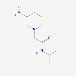 2-(3-aminopiperidin-1-yl)-N-(propan-2-yl)acetamide