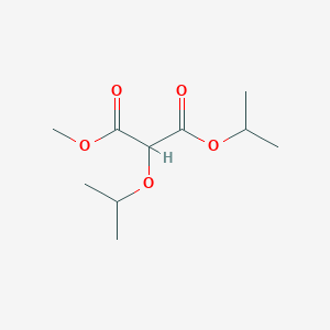 molecular formula C10H18O5 B14644205 Methyl propan-2-yl [(propan-2-yl)oxy]propanedioate CAS No. 56752-41-1